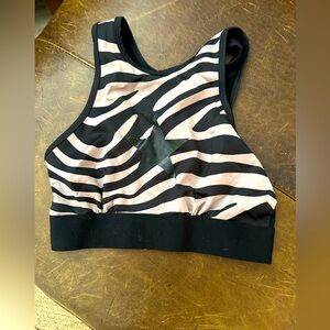 Zebra Print Women's Sports Bra NOLI
